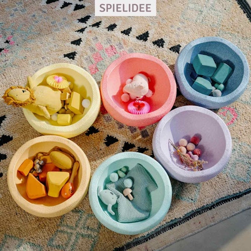 Stapelstein® All In Set original Rainbow pastel 13 Elemente klein und groß