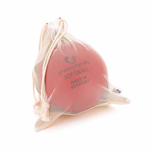 Softball 16 cm rot