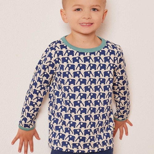 Leichtes Shirt langarm Wale