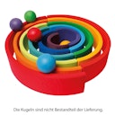 Vorschaubild Regenbogen gross Grimms 12 teilig 35,5 cm - BUNT