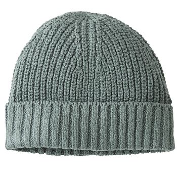 Warme Strickmütze petrol