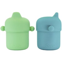 2er-Set Trinklernbecher Silikon 150 ml