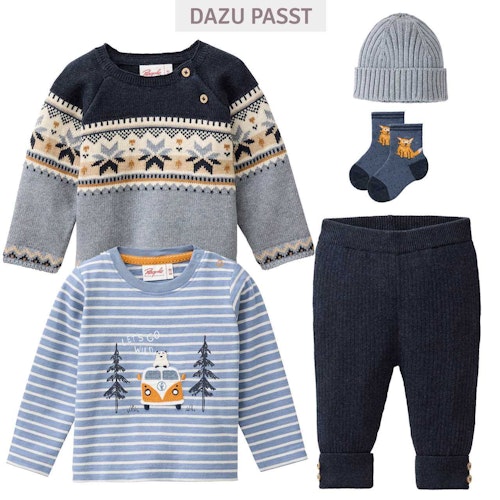 Bequeme Strickhose Rippstrick