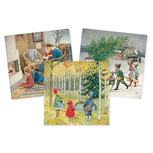12 StoryLux Silhouetten das ganze Jahr über von Elsa Beskow