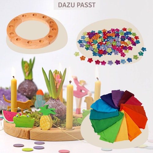 120 Blumen Funkelsteine zum Legen, Sortieren und Basteln