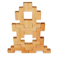 8 Treppenklötze natur Teile lose