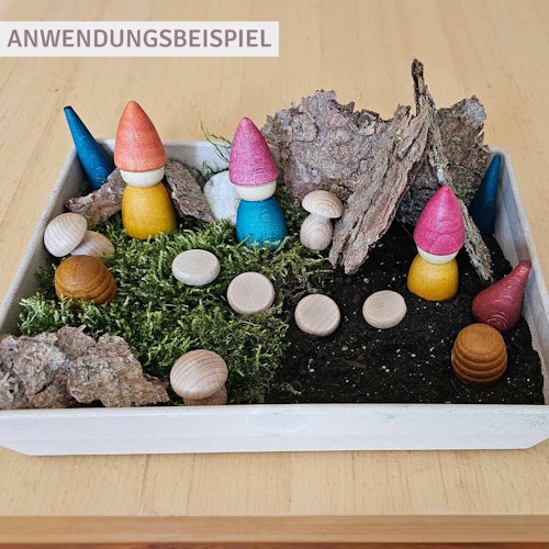 Spiel- & Aufbewahrungsbox mit Deckel  grün