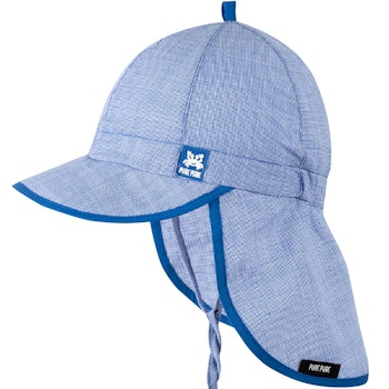 Capi Schirmmütze Nackenschutz blau