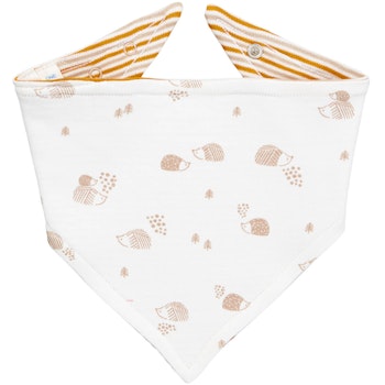 Wendedreiecktuch Igel sand-beige