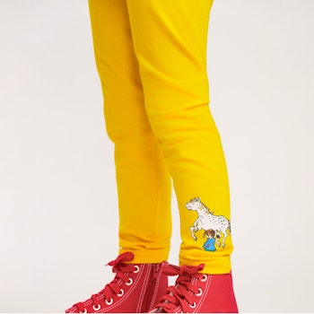 Leggings Pippi Langstrumpf gelb