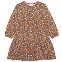 Vorschaubild Langarm Stufenkleid Blumen
