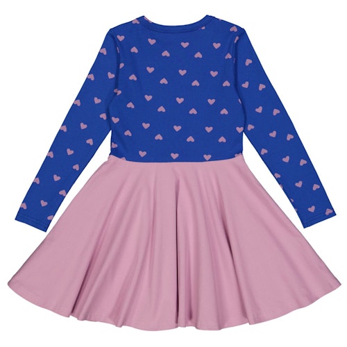 Langarm Flatterkleid Herzen