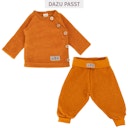 Vorschaubild Babypullover Wollplüsch mit seitlichen Knöpfen