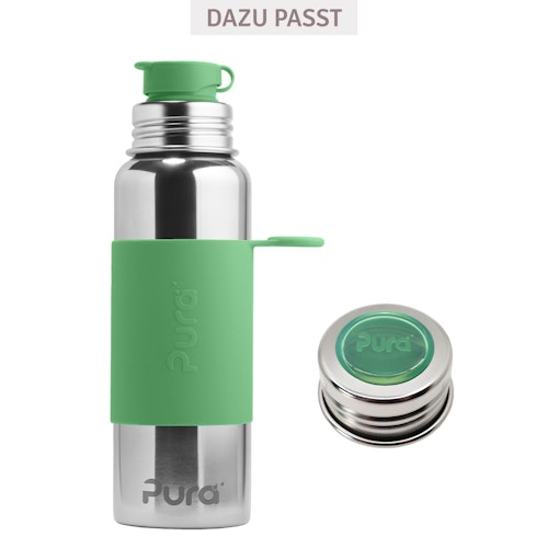 Auslaufsicherer Deckelaufsatz für alle Pura Flaschen moss