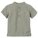 Vorschaubild Leichtes Musselin Shirt kurzarm