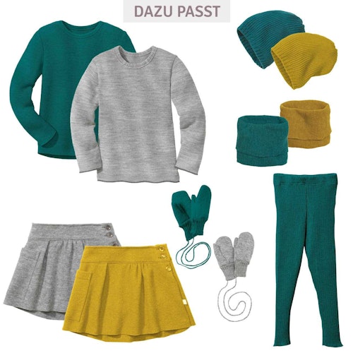 Kinder Strick-Beanie Schurwolle