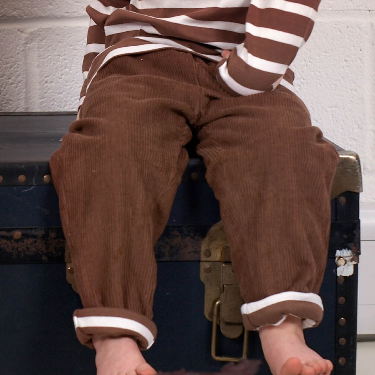 Warme gefütterte Cordhose