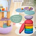 Vorschaubild Stapelstein® Winter Special Rainbow Set classic + Balanceboard 