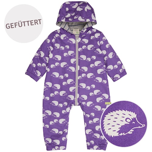 Wattierter Outdoor Overall gefüttert Igel