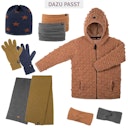 Vorschaubild Wolle Seide Mütze Sterne