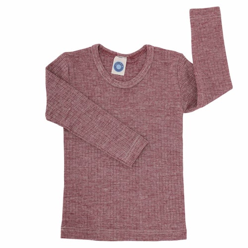 Atmungsaktives Wolle Seide Baumwolle Shirt