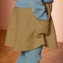 Vorschaubild Warmer Woll Rock mit Strickbund