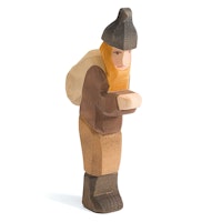 Knecht Ruprecht Holzfigur 17 cm