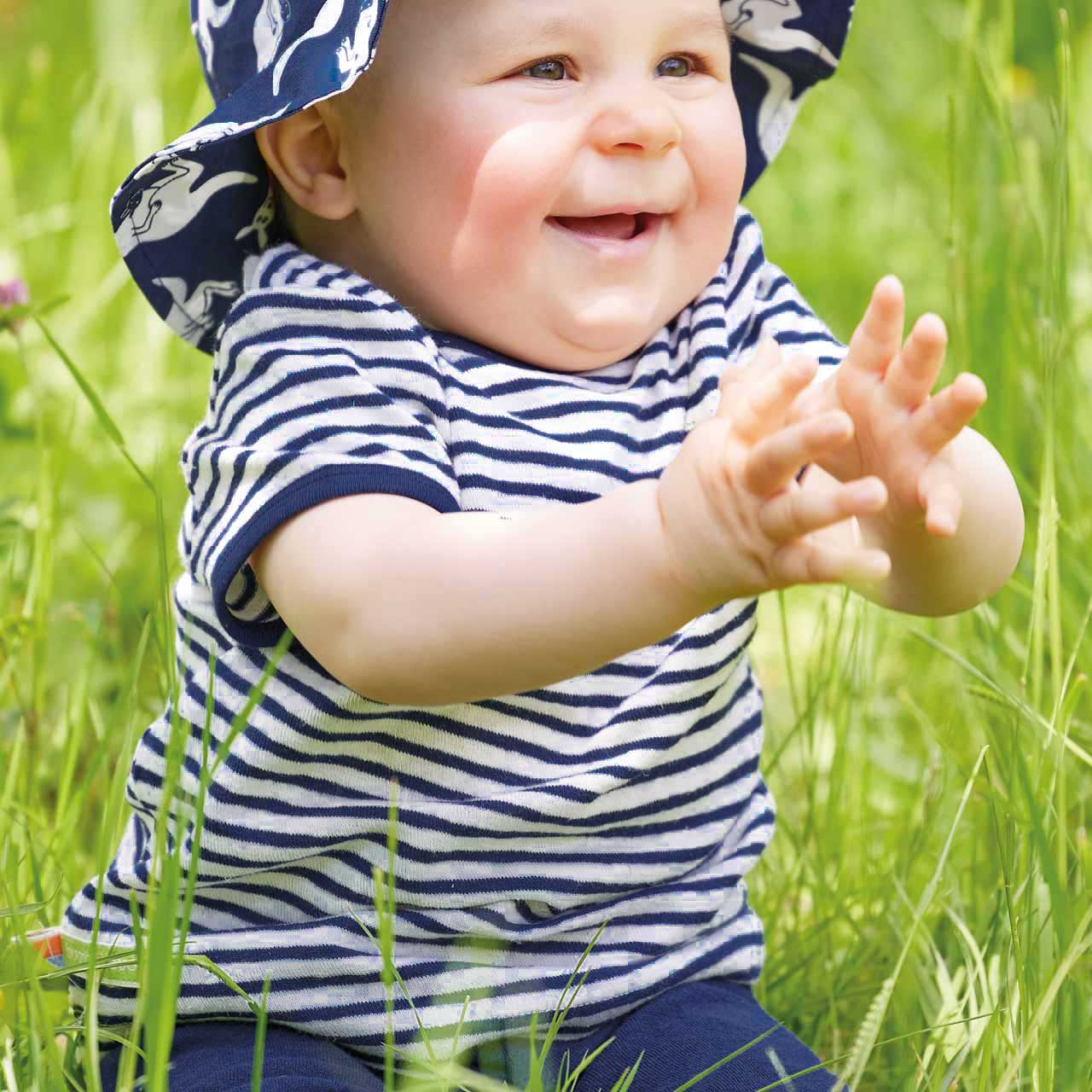 Leichtes Leinen Shirt kurzarm Streifen