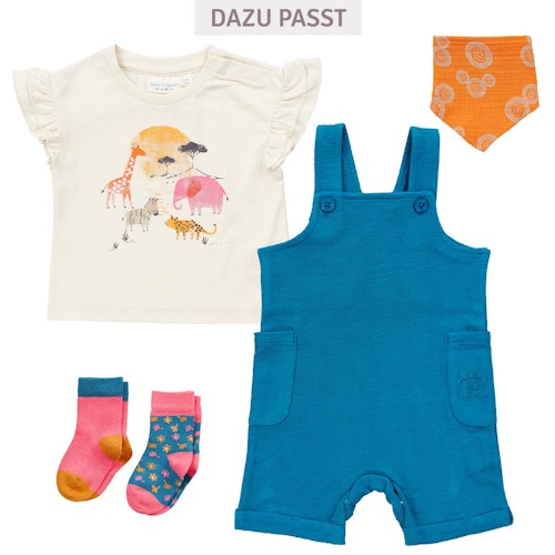 T-Shirt Safari-Motive & Schmetterlingsärmel