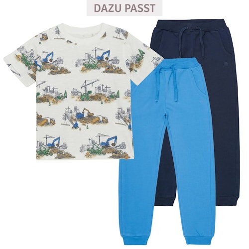 Leichtes Shirt kurzarm Baustellenfahrzeuge