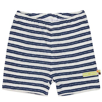 Leichte Leinen Shorts marine geringelt