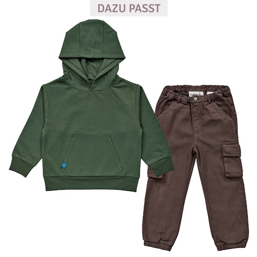 Gefütterte Cargo Twillhose