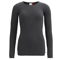 Taillierter Damen Rippstrickpullover