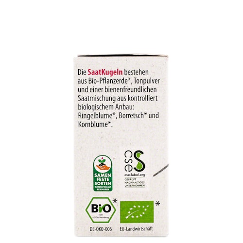 Saatkugeln im 4er Set – essbare Blüten