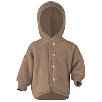 Jacke Engel Natur Fleece Wolle langarm