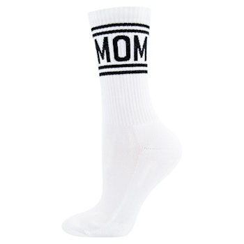 Tennissocken Mom weiß