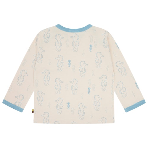 Leichtes Shirt langarm Seepferdchen