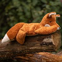 Kuscheltier Fuchs groß mit Dinkelspelz Wärmekissen