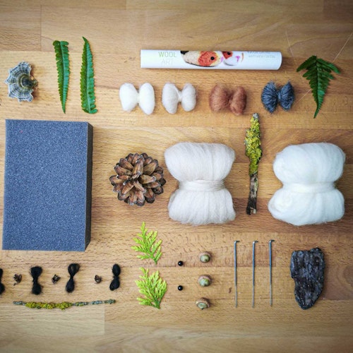 Selber filzen mit Anleitung DIY Filz Set Meerschweinchen Level 2 ab 4 Jahre