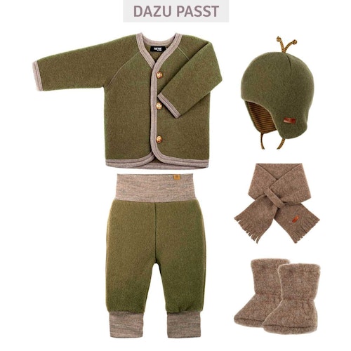 Warme Woll Fleece Hose Bündchen