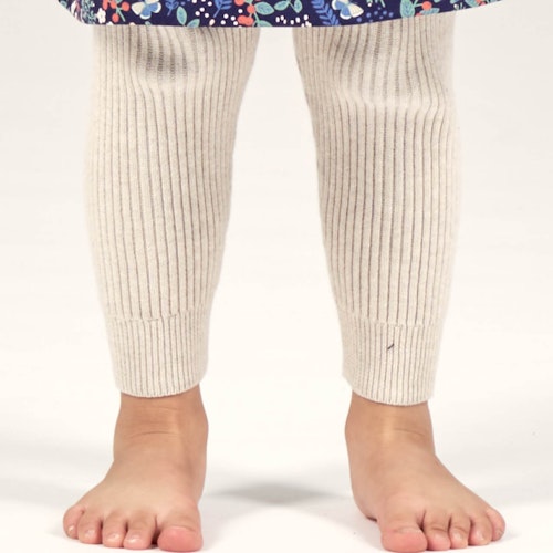 Warme Strickleggings Kinder