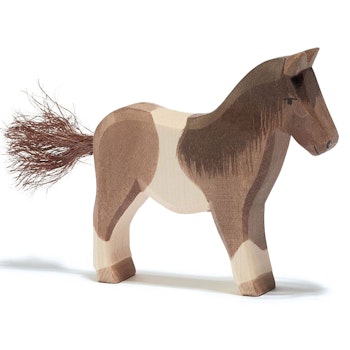 Pony Holzfigur 10,5 cm