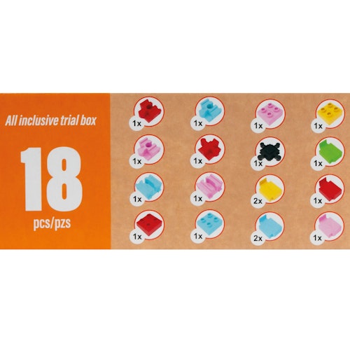 Holzschienen Verbinder + Schrägen Set 18 Teile