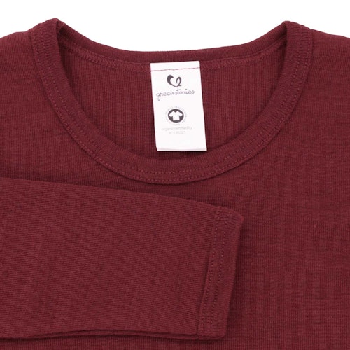 Wolle Seide Langarmshirt für Kinder