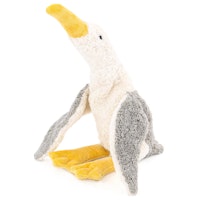 Veganes Kuscheltier & Wärmekissen Kirschkerne Möwe 50 cm