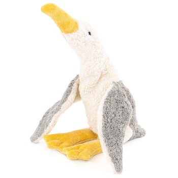 Veganes Kuscheltier & Wärmekissen Kirschkerne Möwe 50 cm