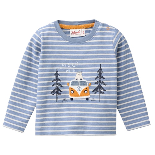 Jersey Langarmshirt Eisbär und Pinguine