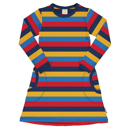 Langarmkleid Streifen