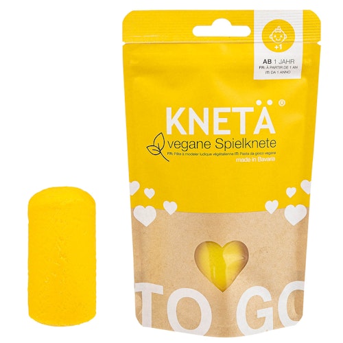 Gelbe Knete ab 1 Jahr, 100g Beutel
