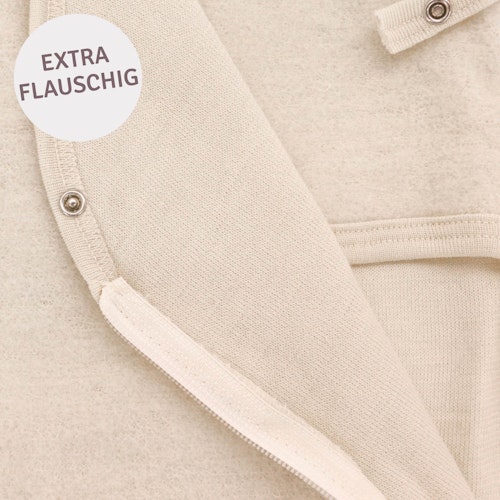 Babyschlafsack Wollplüsch langarm wickeln
